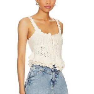 Majorelle corset knit tank XS